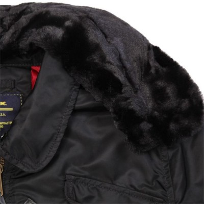 Картинка воротника куртки летной Alpha Industries Injector Flight Jacket