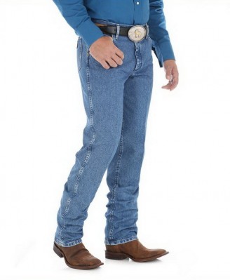 Джинсы Wrangler 47MWZSW Premium Performance Cowboy Cut Regular Fit Jeans - Stonewashed