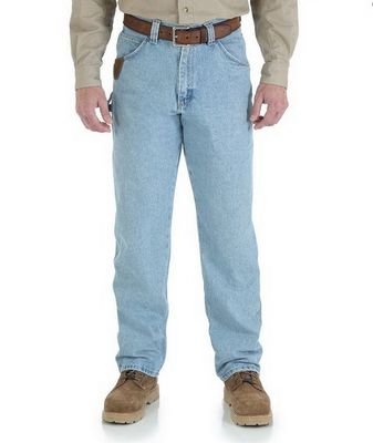 Картинка джинсов Wrangler Riggs Workwear 3W001VI Work Horse Jeans - Vitage 
Indigo