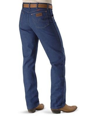 Картинка джинсов Wrangler 31MWZPW Relaxed Fit Cowboy Cut Jeans - Prewashed Indigo