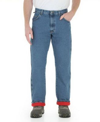 Картинка зимних джинсов Wrangler Rugged Wear Thermal Jeans - Stonewash