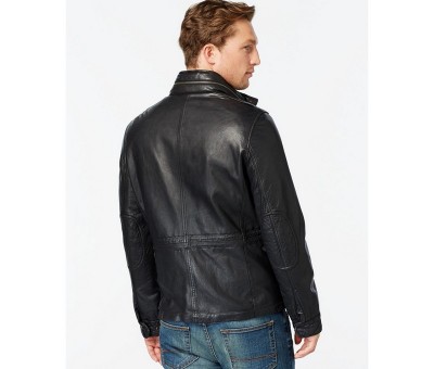 Кожаная куртка Tommy Hilfiger Leather Four-Pocket Field Jacket
