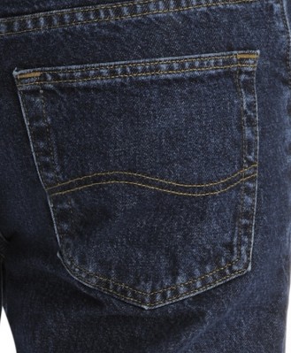 Картинка заднего капмана джинсов Lee Regular Fit Straight Leg Jeans - Dark 
Stonewash вид