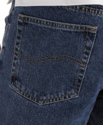 Картинка заднег кармана джинсов Lee Regular Fit Straight Leg Jeans - Medium Stone
