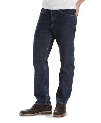 Картинка джинсов Lee Regular Fit Straight Leg Jeans - Dark Stonewash