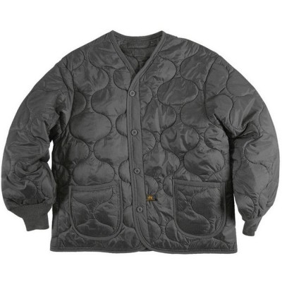 Картинка подстежки к полевой куртке Alpha Industries M-65 Liner - цвет черный