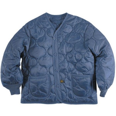 Картинка подстежки к полевой куртке Alpha Industries M-65 Liner - цвет синий