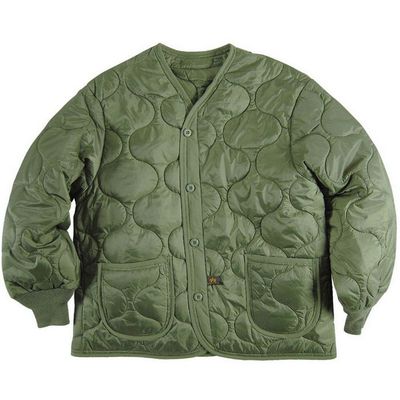 Картинка подстежки к полевой куртке Alpha Industries M-65 Liner - цвет 
оливковый