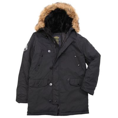 Картинка куртки Аляска Alpha Industries Altitude Parka - цвет черный