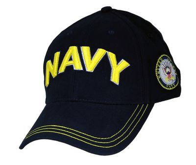 Картинка бейсболки Navy 3-D Text Logo On Side