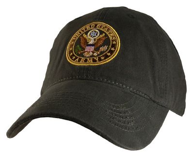 Картинка бейсболки United States Army Unstructured Charcoal Cap