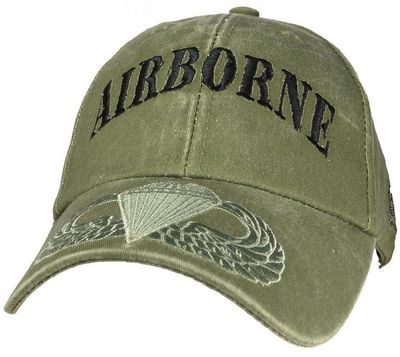 Картинка бейсболки Eagle Crest Airborne Cap - Olive Drab