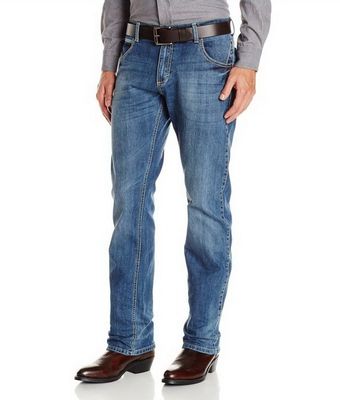 Картинка джинсов Wrangler WLT88CN Men's Retro Slim Fit Straight Leg Jeans - Chandler