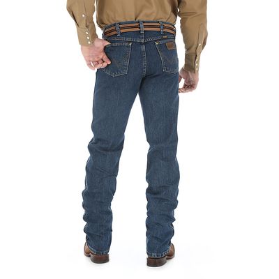 Картинка джинсов Wrangler 47MWZWD Premium Performance Cowboy Cut Regular Fit Jeans - Worn Dark