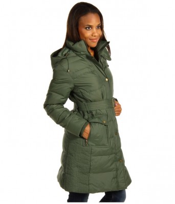 Картинка женского пуховика Tommy Hilfiger Big Sky Walker Down Coat, вид сбоку