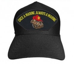 Бейсболка Once A Marine - Always A Marine with Bulldog