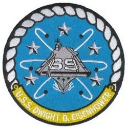Нашивка USS EISENHOWER CVN-69 PATCH 4 1/2"
