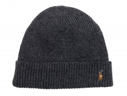 Шапка Polo Ralph Lauren Signature Cuffed Merino Hat - Windsor Heather