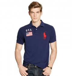 Поло Ralph Lauren Custom-Fit USA Mesh Polo