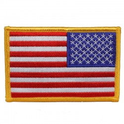 Нашивка American Flag Patch 3 1/2" Reversed