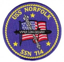 НАШИВКА USS NORFOLK SSN 714