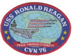 НАШИВКА USS RONALD REAGAN CVN 76