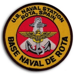НАШИВКА U.S. NAVAL STATION ROTA - SPAIN