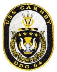 Нашивка эсминца USS Carney DDG-64