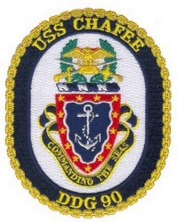 Нашивка USS CHAFEE DDF-90 PATCH 4"