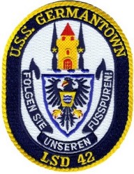 Нашивка USS Germantown LCD-42