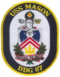 Нашивка USS Mason DDG-87
