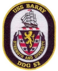 Нашивка USS Barry DDG 52