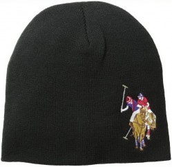 Шапка U.S. Polo Assn. Men's Solid Beanie - Black