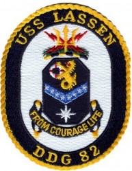 Нашивка Eagle Crest USS Lassen DDG 82