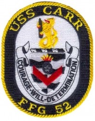 Нашивка Eagle Crest USS Carr FFG 52