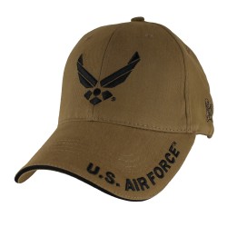 Бейсболка Eagle Crest US Air Force Wings Logo Coyote Brown Cap