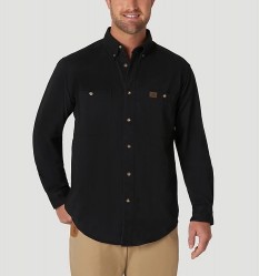 Рубашка Wrangler Riggs Workwear Black Twill