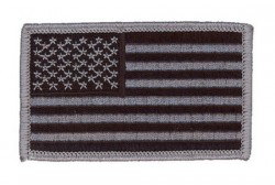 Нашивка American Flag - Black-Grey