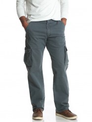 Брюки карго Wrangler Comfort Flex Waist - серые (Pewter)