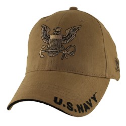 Бейсболка Navy Logo Coyote Brown Cap