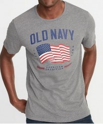 Футболка Old Navy 2019 Flag Gray Tee