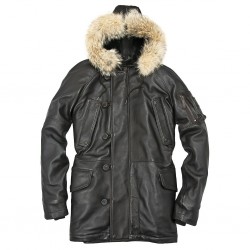 Кожаная куртка Аляска Cockpit USA Lambskin N3B Long Parka