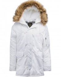Куртка парка (Аляска) Alpha Industries N-3B Slim Fit - White