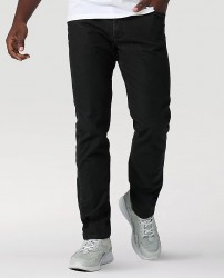 Вельветовые джинсы Wrangler Corduroy Regular Tapered Jeans (чёрные)