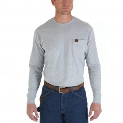 Футболка з довгим рукавом Wrangler Riggs Workwear - світло-сірий (Ash Heather)