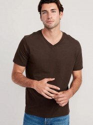 Футболка Old Navy Soft-Washed V-Neck - French Roast