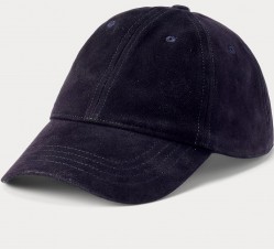 Бейсболка замшевая Polo Ralph Lauren Suede Ball Navy Cap