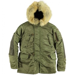 Куртка Аляска Cockpit USA N-3B Long Parka - Sage Green