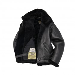 Бомбер Cockpit USA R.A.F Sheepskin Bomber Z2109B - чёрный