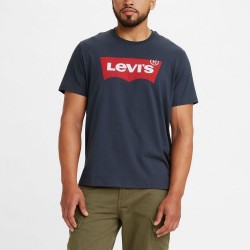 Batwing Logo Graphic T-Shirt - Blue